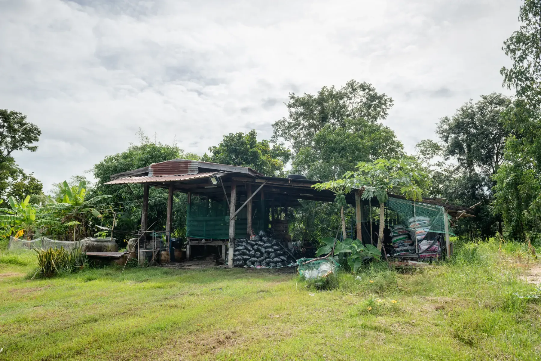 Carbon Bridge production site and storage sheds, Thailand